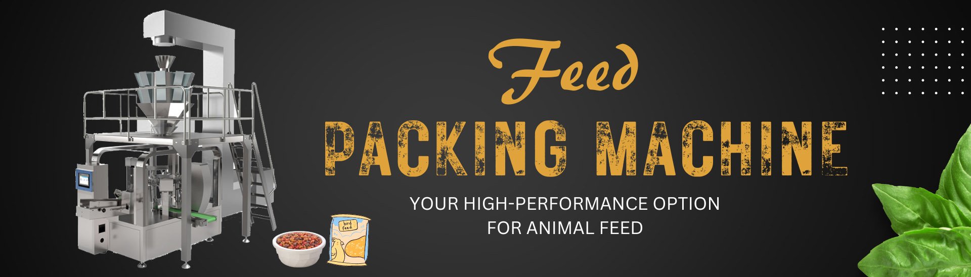 Feed Packing Machine Banner